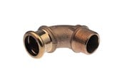 Tryckrör och kopplingar - Vsh Fabrieken Xpress copper angle adapter 90 deg. fm 15xr1/2 - 38333