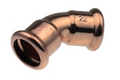 Tryckrör och kopplingar - Vsh Fabrieken Xpress copper elbow 45 deg. ff 28 - 4800587
