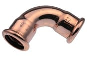 Tryckrör och kopplingar - Vsh Fabrieken Xpress copper elbow 90 deg. ff 28 - 38300