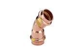 Tryckrör och kopplingar - Viega Profipress G bend 45° 18 Copper/bright 345617 - 345617