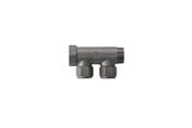 PEX-system - Pettinaroli manifold 2 outlets tea 15 mm - BI-202PT-15/10
