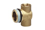 Golvvärme - Pettinaroli End coupling for linear manifolds 1 x 12 x 38 - 070M-843