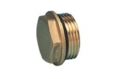Golvvärme - Pettinaroli 1/2 brass cap with washer for linear manifolds series 7000pm - 3522M-004