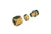 Golvvärme - Pettinaroli 3/4 adapting set yellow 18x15mm for pex - 3015-006-15/10