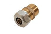 PEX-system - Roth connector 18 mm x 3/4" male red - 17046211.232