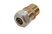 PEX-system - Roth connector 15 mm x 3/4" male red - 17046211.176