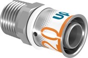 Alu pex-system - Uponor s-press plus adapter male thread 20 mm x 12 - 1070504