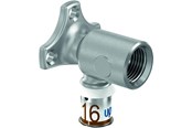 Alu pex-system - Uponor s-press plus tap elbow 90° 16 mm x 12 - 1070644
