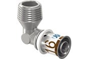 Alu pex-system - Uponor s-press plus elbow male thread 25 mm x 34 - 1070535