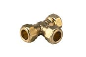Kompressionsbeslag - Vsh Fabrieken Compression tee equal 3xc 22x22x22 s1220 - 0867174