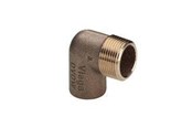 Kopparrör och rördelar - Viega Transition angle 90° sleeve/nipple 22 mm x 3/4" gunmetal - 107208