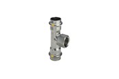 Tryckrör och kopplingar - Viega Sanpress Inox Tee 35mm x 1/2" x 35mm stainless steel - 437213