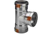 Tryckrör och kopplingar - Viega Sanpress Inox XL T-piece 76.1 x 54 x 76.1 mm stainless steel - 482725
