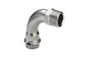 Tryckrör och kopplingar - Viega Sanpress Inox transition bend 90° socket/nipple 18 mm x 3/4" stainless steel - 436919