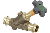 Beslag - Viega Easytop inclined seat valve 22 mm gunmetal - 756888