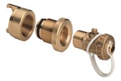 Tryckrör och kopplingar - Viega Sanpress Inox pressure test nozzle 28 mm brass - 142568