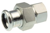 Tryckrör och kopplingar - Vsh Fabrieken Vsh straight union female thread/press 54 mm x 2 stainless - 6192111