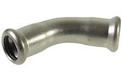Tryckrör och kopplingar - Vsh Fabrieken Xpress stainless elbow 45o ff 108 - 6230081