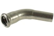 Tryckrör och kopplingar - Vsh Fabrieken Xpr stainless elbow 45 deg. øf 76.1 - 6230092
