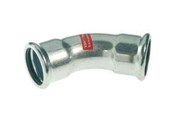 Tryckrör och kopplingar - Vsh Fabrieken Xpr carbon elbow 45 deg. ff 76.1 - 6208125