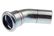 Tryckrör och kopplingar - Vsh Fabrieken Xpr carbon elbow 45 deg. fø 42 - 6201822