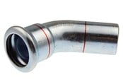Tryckrör och kopplingar - Vsh Fabrieken Xpr carbon elbow 45 deg. fø 35 - 6201811