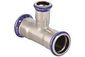 Tryckrör och kopplingar - Geberit mapress tee 42x15x42mm presmf st rf / syref - 31216
