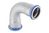 Tryckrör och kopplingar - Geberit Bend stst 90g d22 - 30104