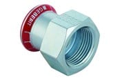 Tryckrör och kopplingar - Geberit mapress overg.muffe 15mmx3 / 8 st elforz - 21827
