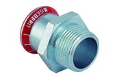 Tryckrör och kopplingar - Geberit mapress overg.nippel 15mmx3 / 4 st elforz - 21714