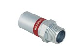 Tryckrör och kopplingar - Geberit Adapter mt w/ plend cst d18-r1/2 zn-pl - 21933