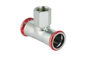 Tryckrör och kopplingar - Geberit T-piece ft cst d22-rp1/2-22 zn-pl - 21307