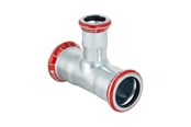Tryckrör och kopplingar - Geberit T-piece cst d28-15-28 zn-pl - 21209