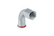 Tryckrör och kopplingar - Geberit Bendad ft cst 90g d22-rp3/4 zn-pl - 20557
