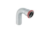 Tryckrör och kopplingar - Geberit Bend w/ plend cst 90g d15 zn-pl - 20302