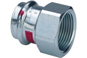 Tryckrör och kopplingar - Viega Prestabo transition 28 x 1" socket/socket galvanized steel - 559120