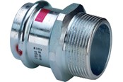 Tryckrör och kopplingar - Viega Prestabo transition 35 x 1 1/4" sleeve/nipple galvanized steel - 559052