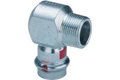 Tryckrör och kopplingar - Viega Prestabo transition angle 90° 22 x 3/4" galvanized steel - 559540