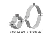 Rörupphängning och kopplingar - Flamco rsf clip g1/2-m10 x 106-114 - 54216