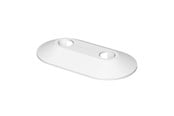 Bussning, rosetter, spännband och kuddband - Flamco Pipe rozette white snap-on 16mm double - 12570