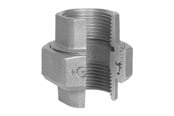 Gängade beslag - +GF+ Union black for f taper seat 3/4" - 770340105