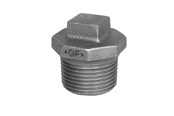 Gängade beslag - Georg-Fischer Plug beaded black 1/4 - 770290102