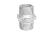 Gängade beslag - +GF+ Hexagon nipple galvanized 3/4" - 770280205