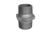Gängade beslag - Georg-Fischer Hexagon nipple black 2 1/2 - 770280110