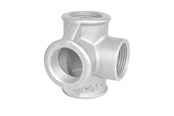 Gängade beslag - +GF+ Tee galvanized side outlet 1 - 770223206