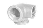 Gängade beslag - +GF+ Elbow galvanized side outlet 1 - 770221206