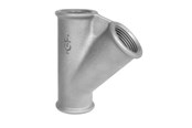Gängade beslag - +GF+ Tee 45° black 1/2 - 770165104