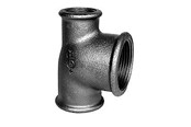 Gängade beslag - +GF+ Tee black 1/2 x 3/8 x 3/8 - 770130118