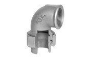 Gängade beslag - +GF+ Union elbow black conical for f - 770096105