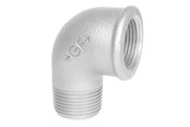 Gängade beslag - +GF+ Elbow 90° galvanized for m 2" - 770092209